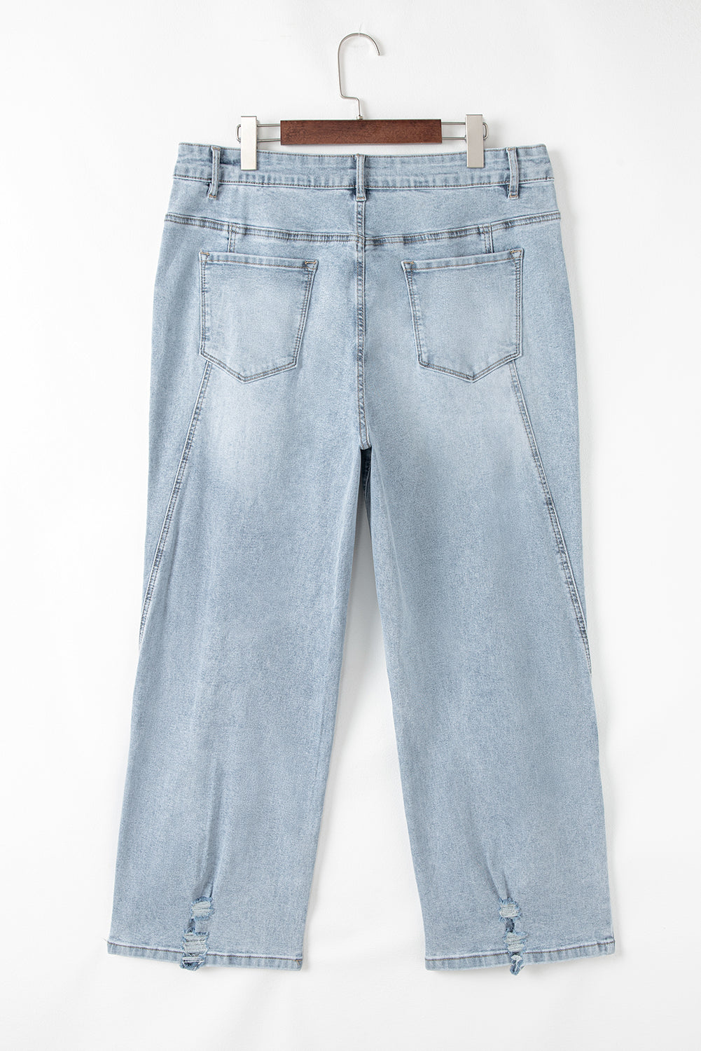 Beau Blue Plus Size Vintage Seamed Jeans